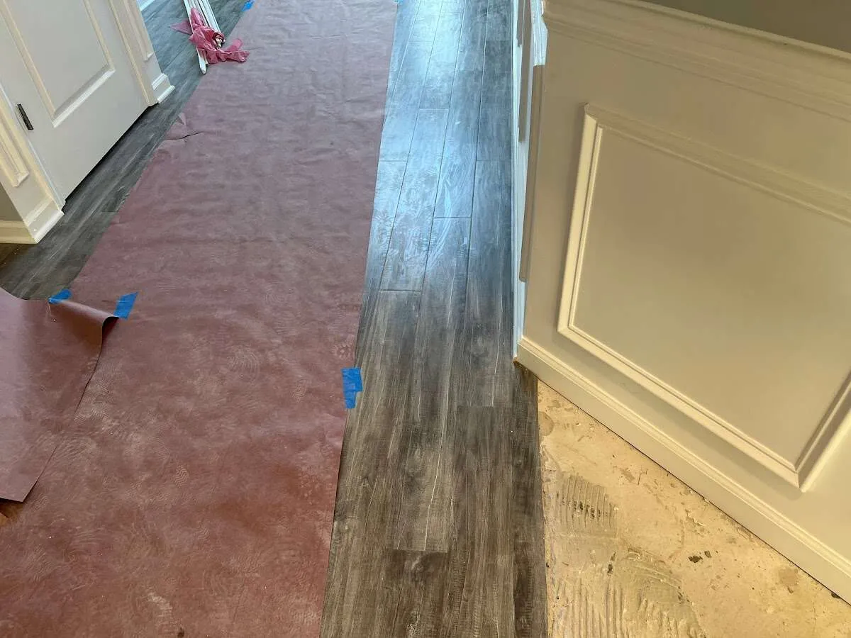 Completed marble shower restoration in Keller